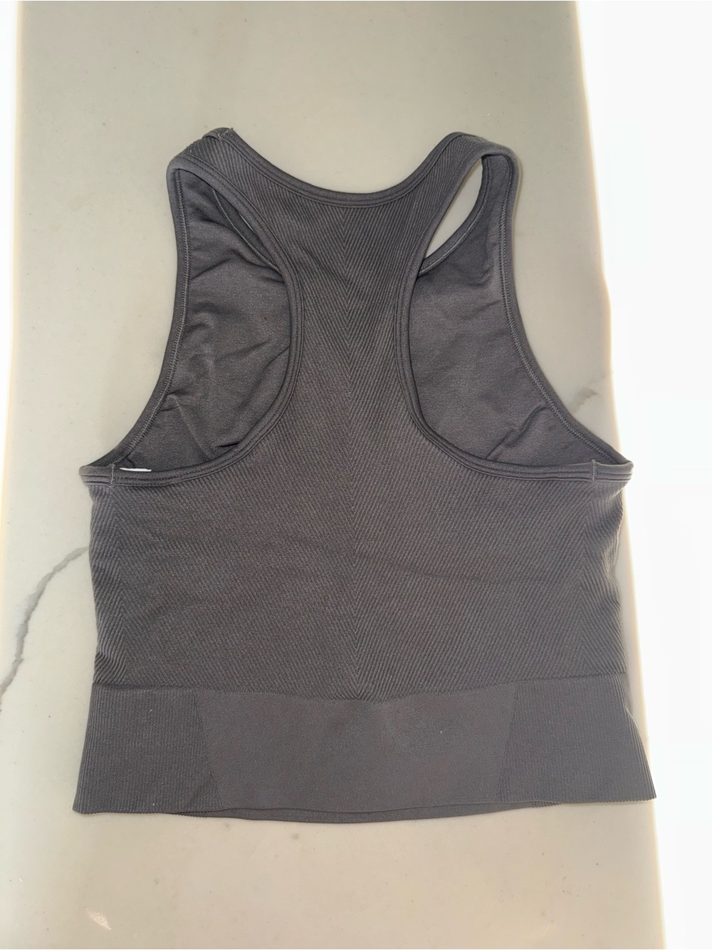 YPB Charcoal Ribbed Racerback Tank - Women's - Picture 3 of 3